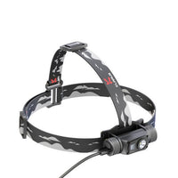 HL1 Headlamp 1200 Lumens Rechargeable + Red light, use 18650 battery