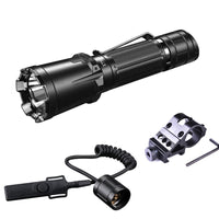 Klarus XT11GT PRO V2 3300 Lumens Tactical Kit with Rail Mount and Remote Pressure Switch